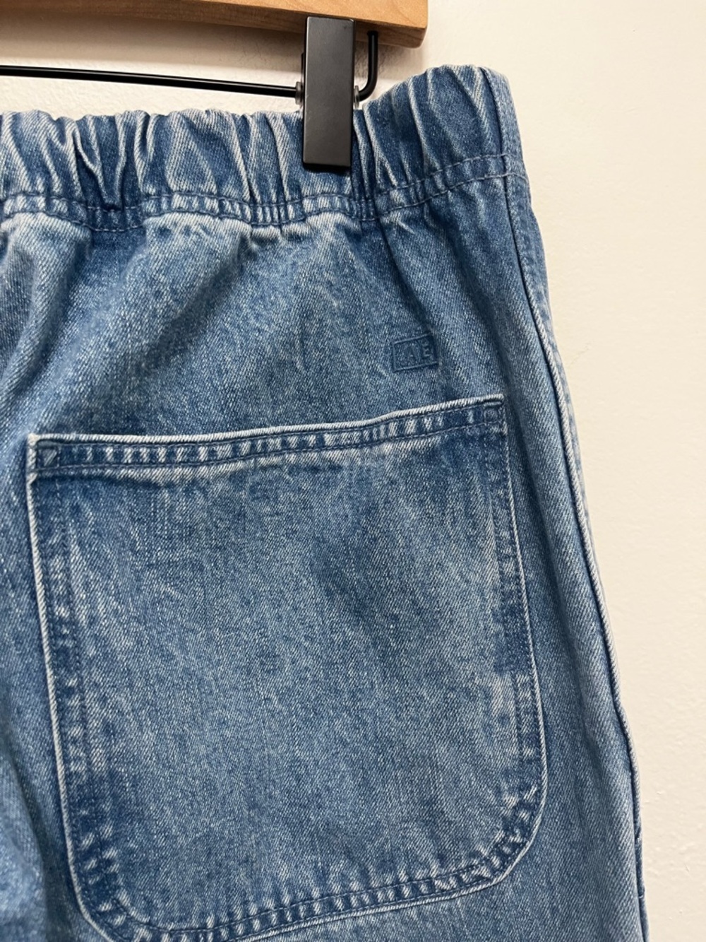 AE American Eagle Belted Loose Jean NWT Size Medium - Picture 7 of 15